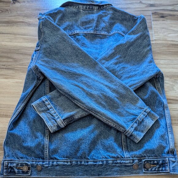 Levi's Blue Denim Trucker Jean Jacket, M - Picture 5 of 11